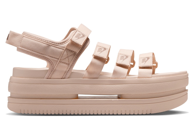 Pre-owned Nike Icon Classic Sandal (women's) Sneakers In Sanddrift/mink Brown/hemp