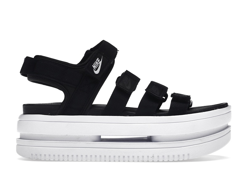 Nike Iconic Classic Sandal Black White White (Women's) - DH0223