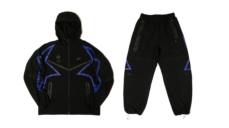 Nike Inter Milan One Block Down Tech Woven Suit Black/Blue Men's - US