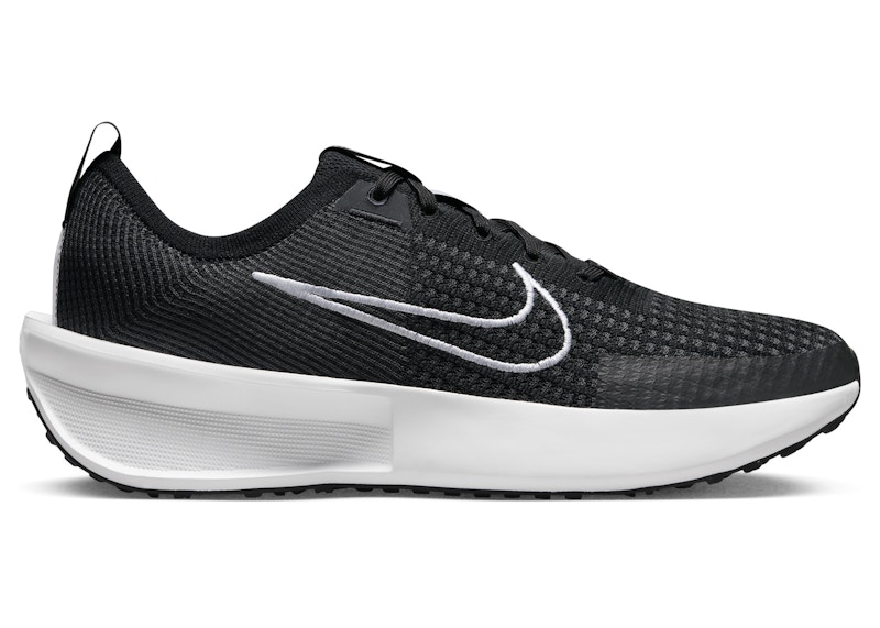Pre-owned Nike Men's Interact Run Sneakers In Black/anthracite/white In Multi