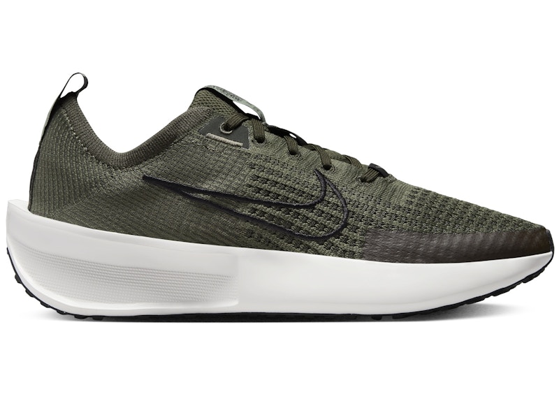 Pre-owned Nike Interact Run Black (women's) Sneakers In Cargo Khaki/jade Horizon/summit White