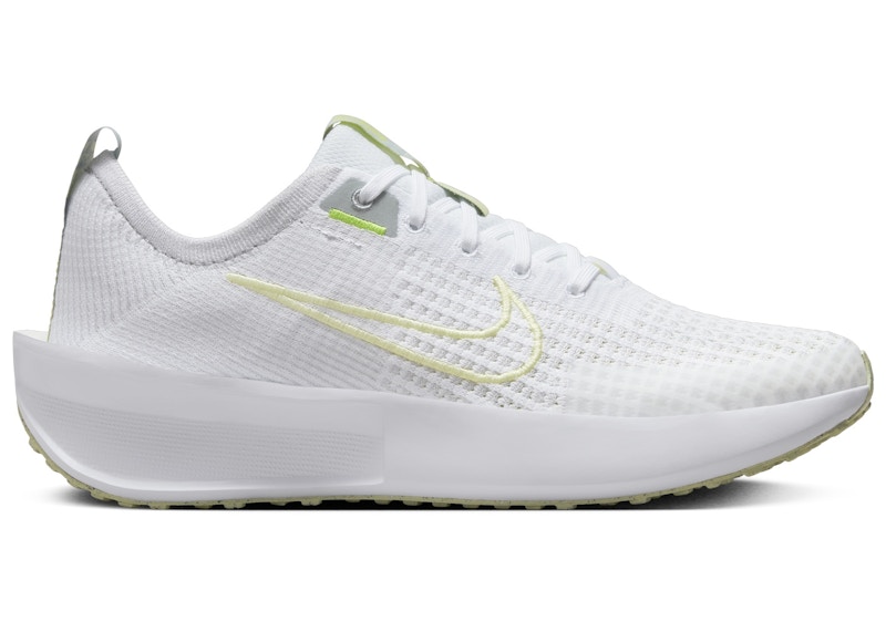 Pre-owned Nike Interact Run Life Lime (women's) Sneakers In White/vast Grey/black