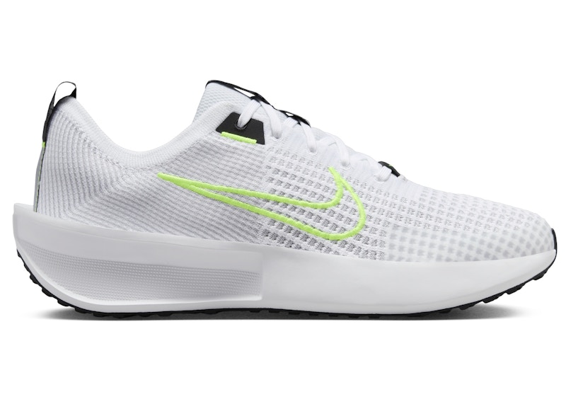 Pre-owned Nike Men's  Interact Run Volt Sneakers In White/wolf Grey/black In Multi
