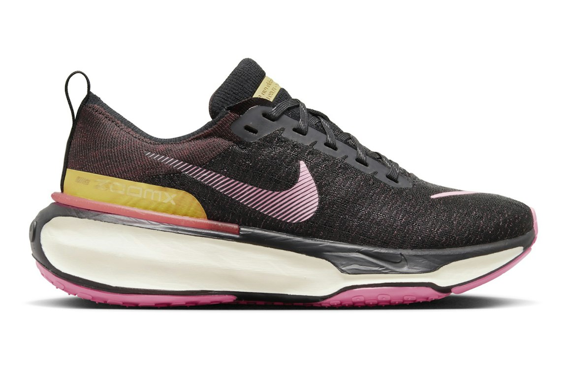 Pre-owned Nike Invincible Run 3 Earth Pink Spell In Black/pink Spell-black-wheat Gold-sanddrift