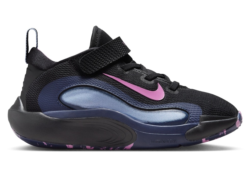 Pre-owned Nike Isofly Playful Pink Sneakers In Black/midnight Navy Blue/aluminum