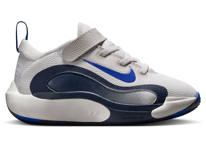 Pre-owned Nike Isofly Sneakers In Vast Grey/midnight Navy Blue/hyper Royal
