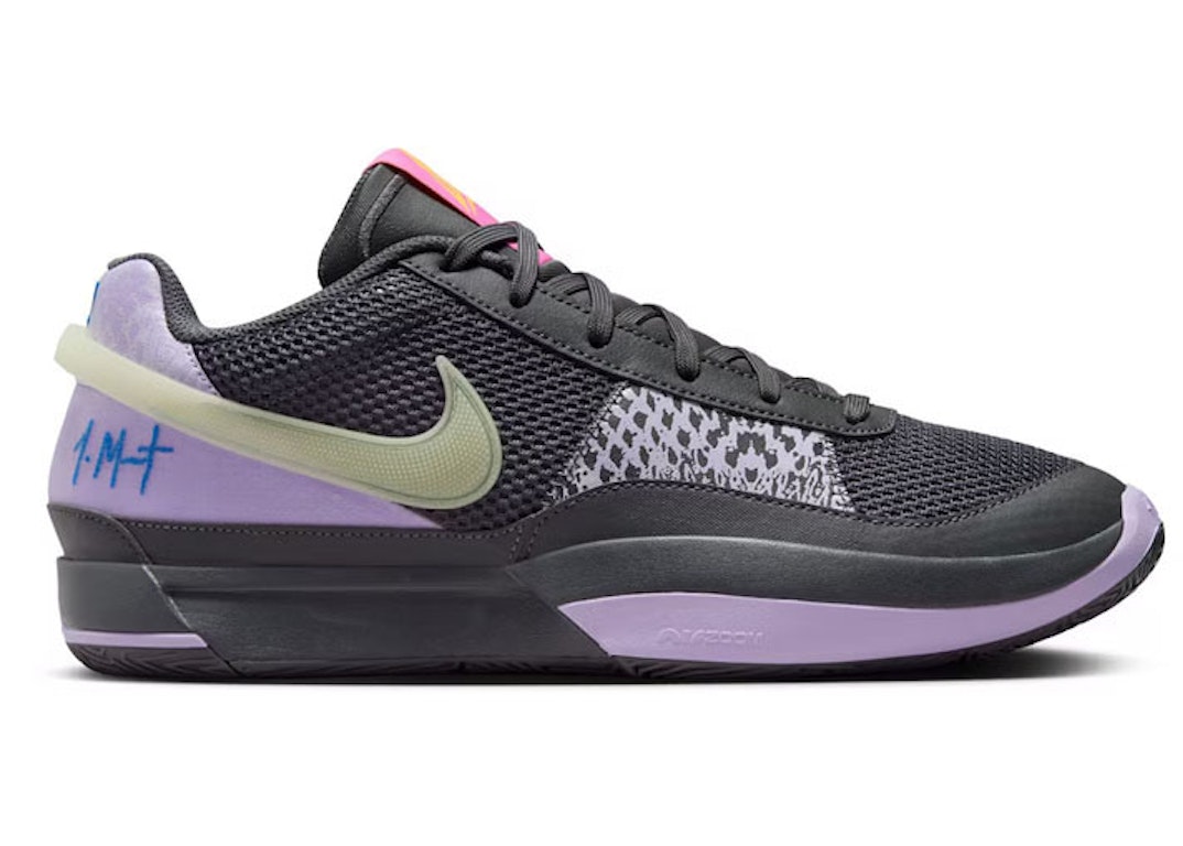 Pre-owned Nike Ja 1 Personal Touch (gs) In Iron Grey/glow/lilac Bloom