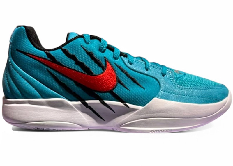 Pre-owned Nike Men's Ja 2 Scratch Sneakers In Rapid Teal/black/ale Brown