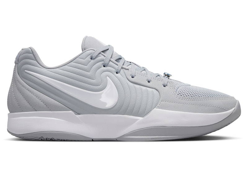 Pre-owned Nike Men's Ja 2 Tb Sneakers In Wolf Grey/white In Multi