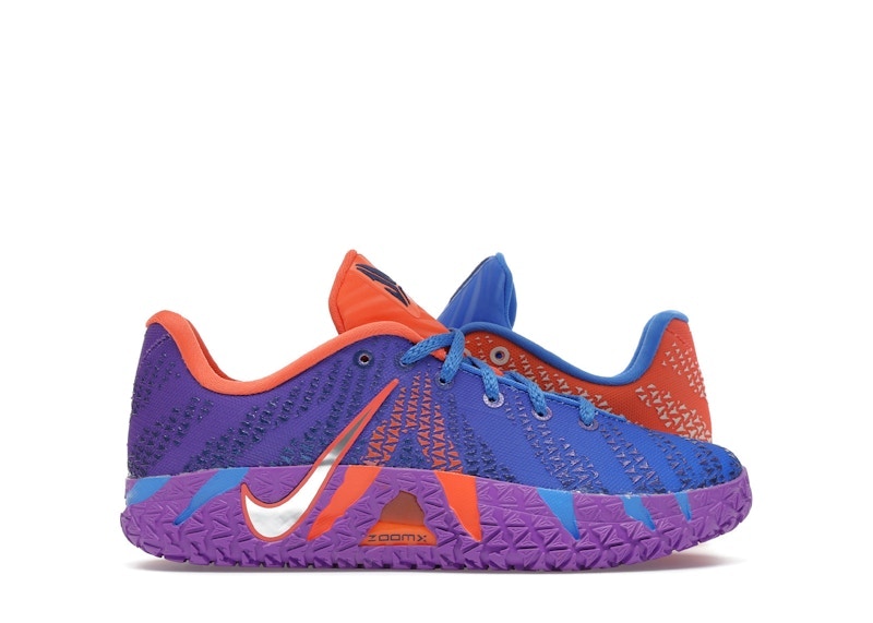 Nike Ja 3 Blue Crystal Turf Orange Midnight Navy Metallic Silver