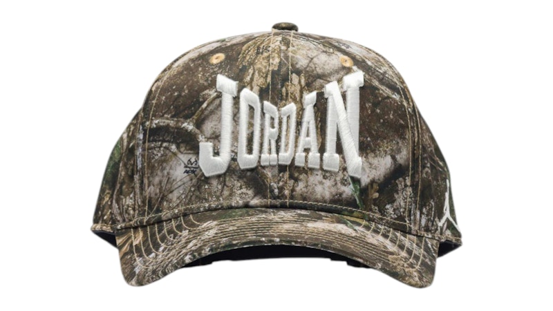 Nike Jordan Adjustable Brooklyn Rise Realtree Hat White/Sail