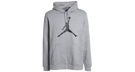 Nike Jordan Air Logo Fleece Hoodie Grey Heather/Black