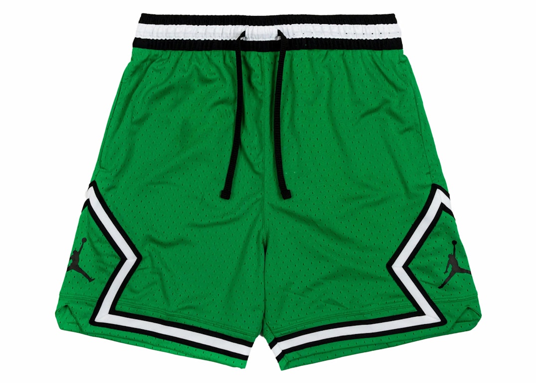 Pre-owned Nike Jordan Dri-fit Sport Shorts Lucky Green/white/black