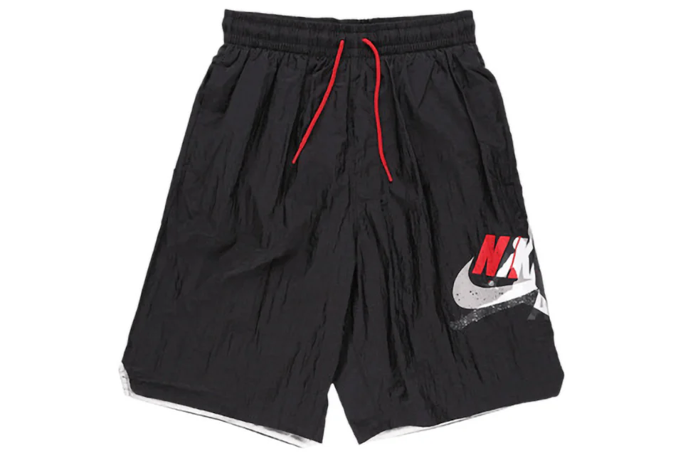 Nike Jordan Jumpman Classics Shorts Black/Gym Red/White Men's - FW23 - GB