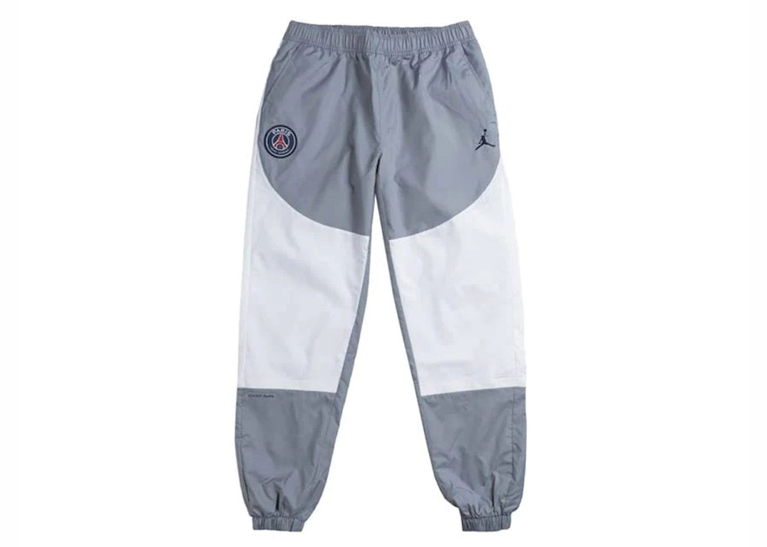 Pre-owned Nike Jordan Psg Flight Suit Pants Stealth Grey/white