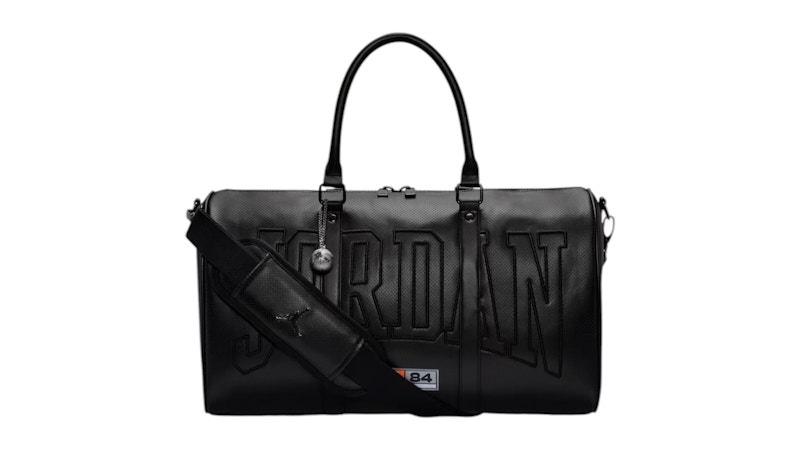 Nike Jordan Perforated 25L Duffel Black - SS26 - US Nike Jordan Perforated 25L Duffel Black - SS26 - US