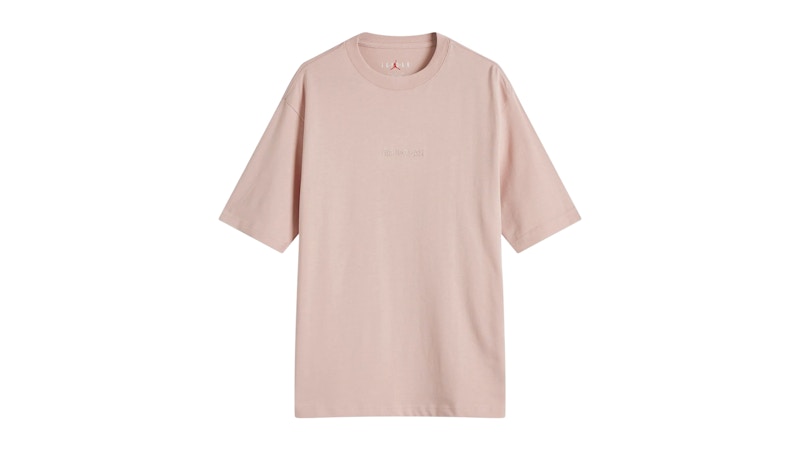 Nike Jordan Wordmark 85 Fleece Tee Pink Oxford Men's - US