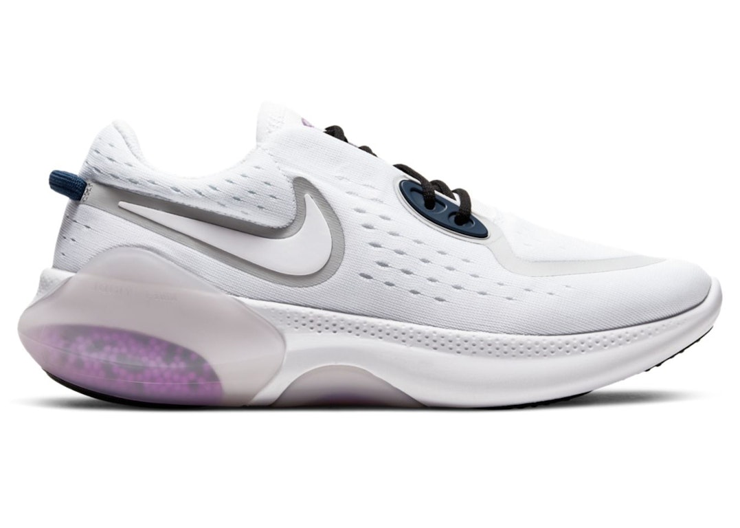 Pre-owned Nike Joyride Dual Run White Grey Purple (women's) In White/grey Fog/valerian Blue