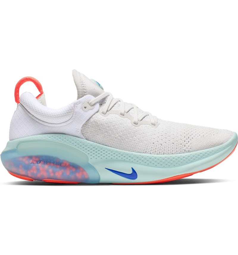 Nike Joyride Run Flyknit White Bright Mango Racer Blue (Women's