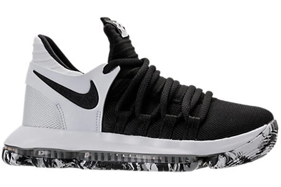 Nike KD 10 Black White (GS)