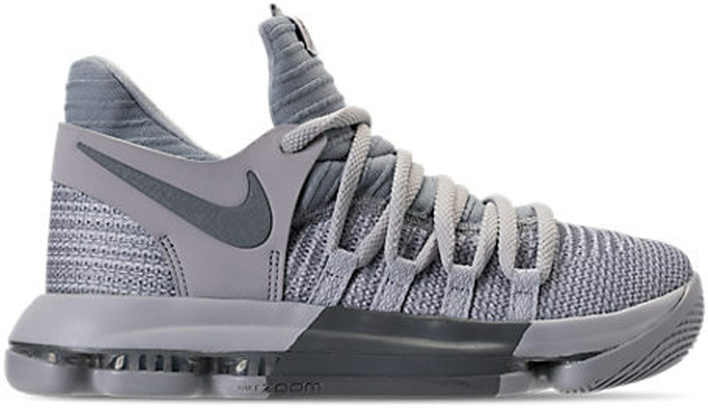Nike KD 10 Grey (GS) Kids' - - US