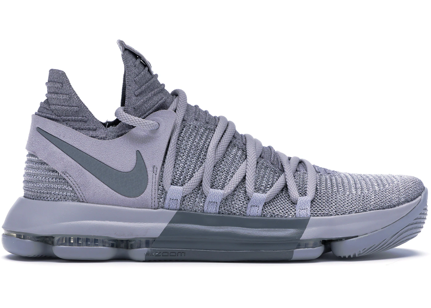 Nike KD 10 Wolf Grey Men's - 897815-007 - US