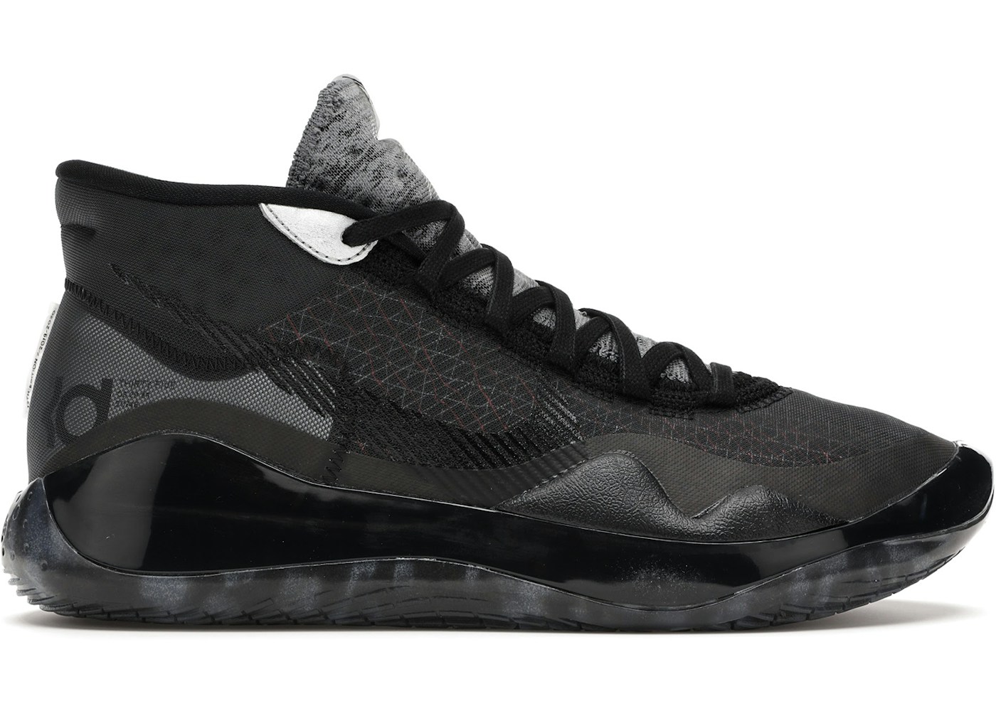 Nike KD 12 Black Cool Grey - AR4230-003/AR4229-003