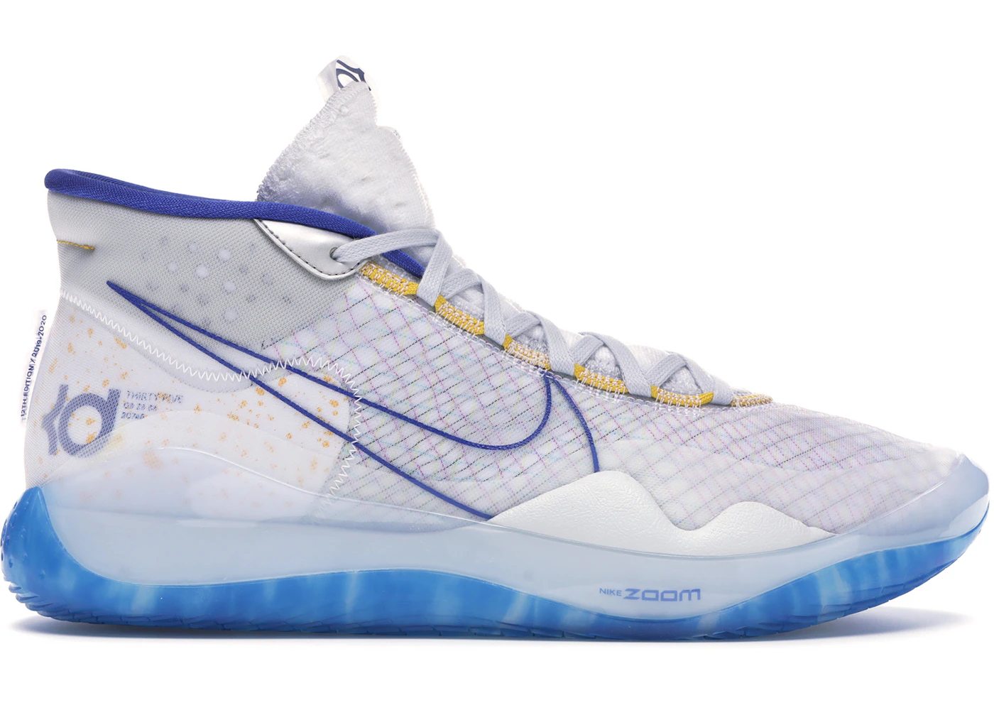 Kd 12 white gold basketball shoes Clearance