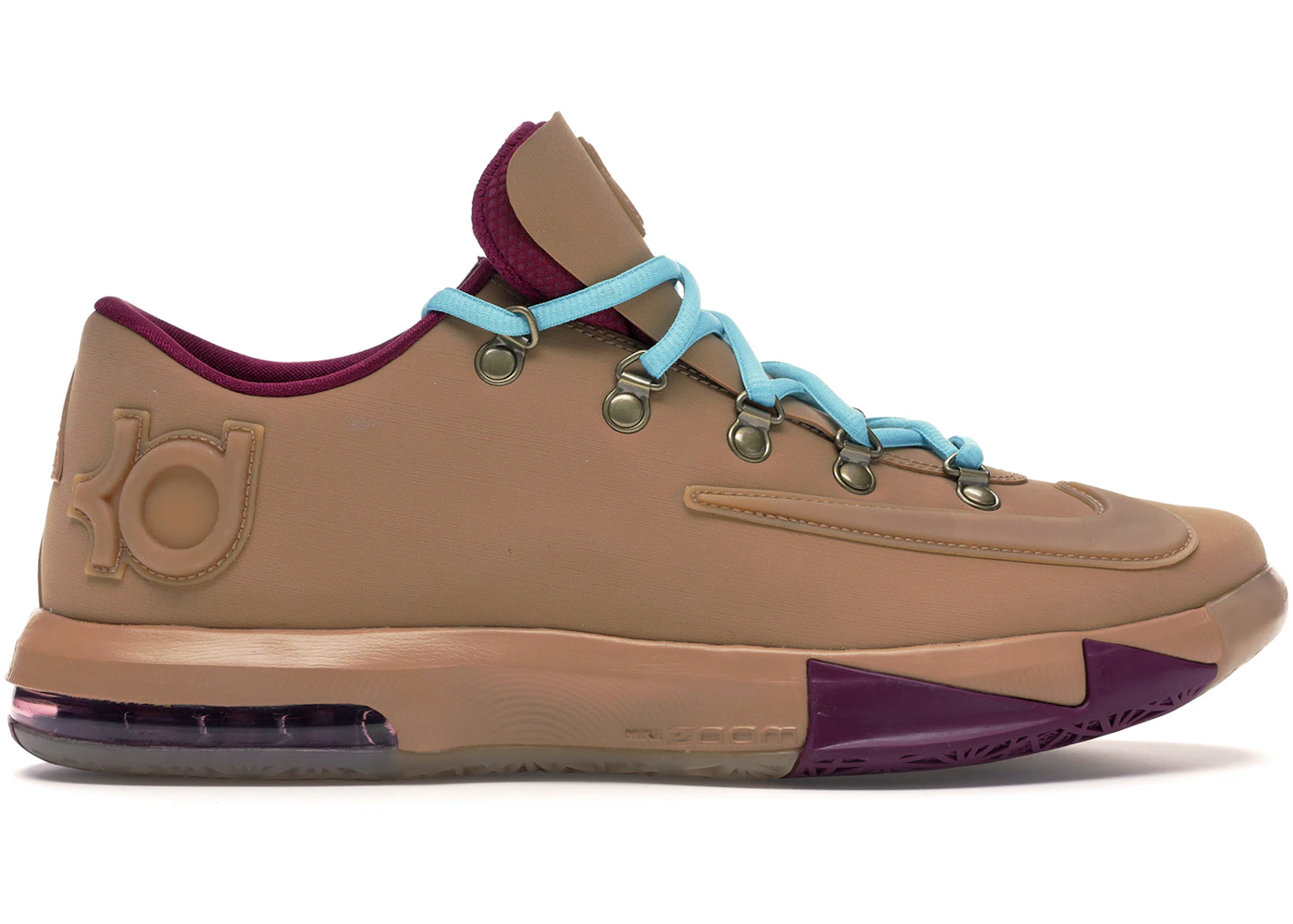 Nike KD 6 EXT Gum Men's - 639046-900 - US