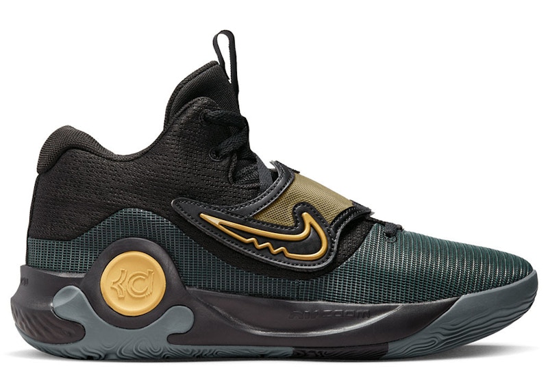 Nike KD Trey 5 X Black Metallic Gold Green - DD9538-010 - GB