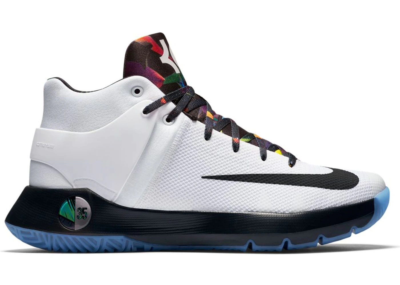Nike KD Trey 5 IV White Black Multi Color Men s 844571 194 US