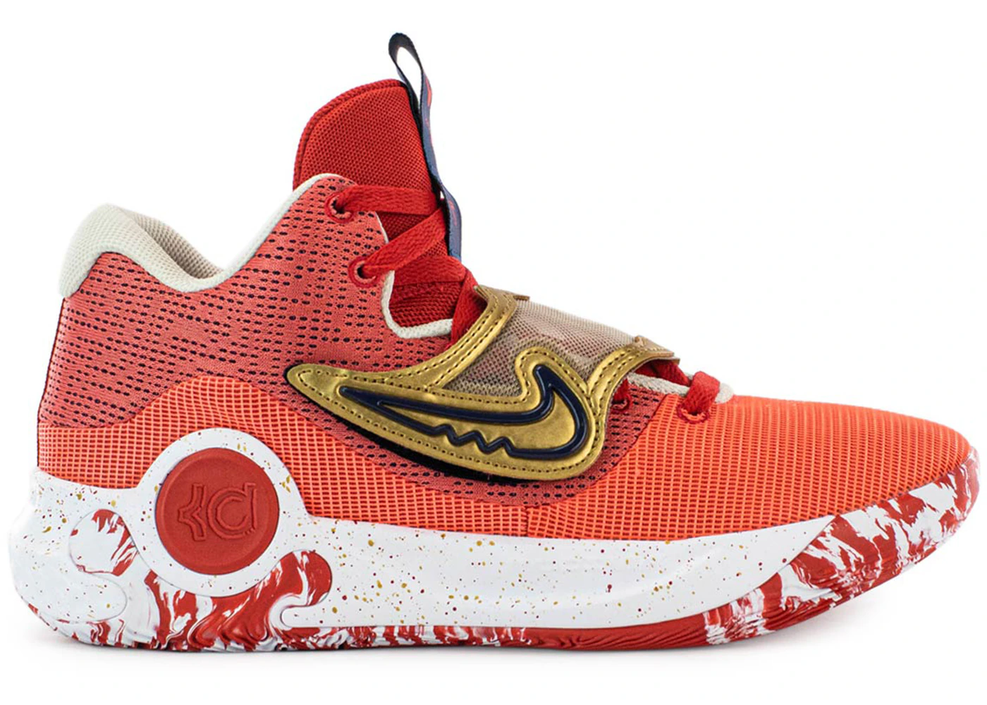 Nike KD Trey X University Red Metallic Gold Men's DD9538-600 US