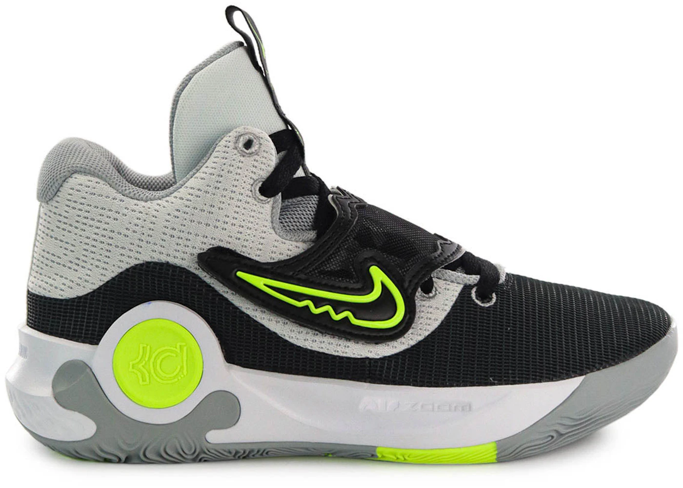 Nike KD Trey 5 X Wolf Grey Black Volt Men's - DD9538-101 - US