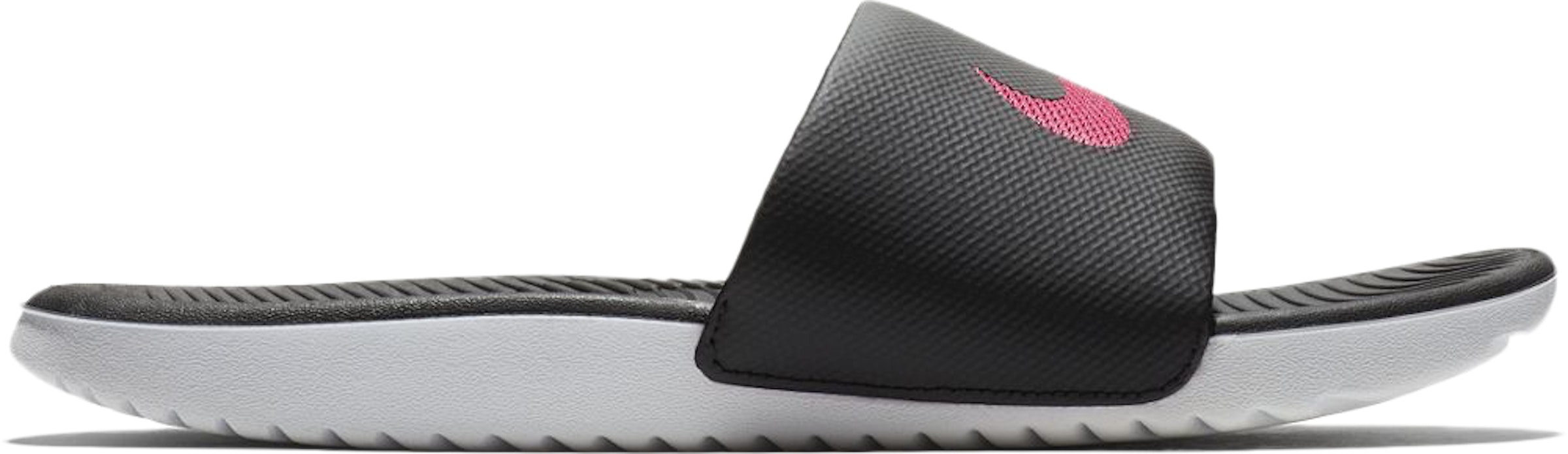 Nike Kawa Slide Black Vivid Pink (Women's) - 834588-060 US