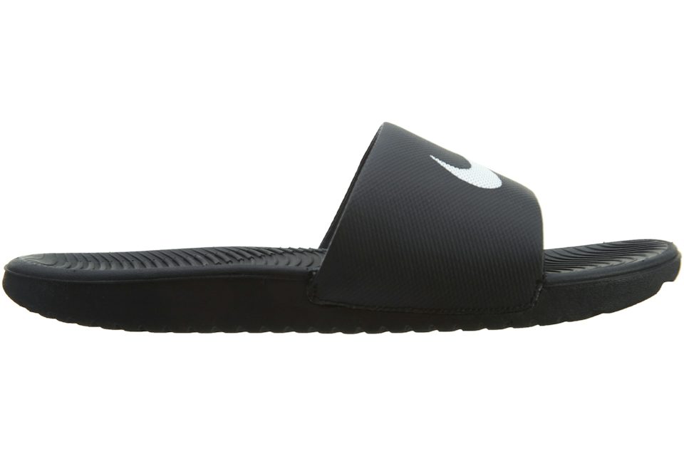 Nike Kawa Slide Black/White Men's - 832646-010 - US
