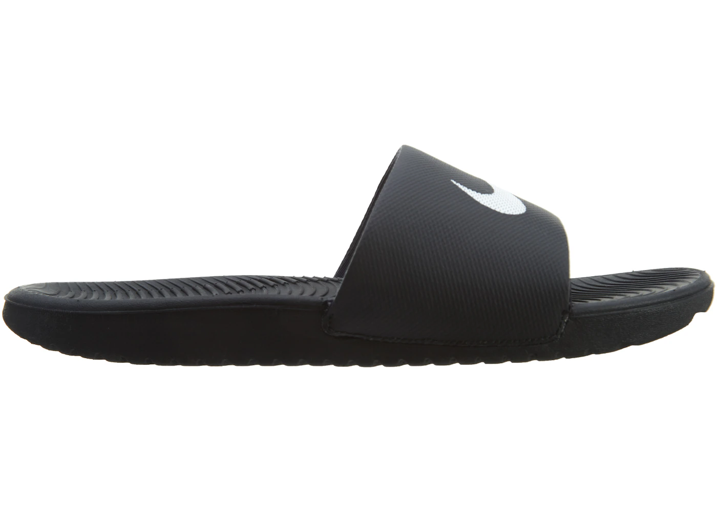 Nike Kawa Slide Black/White Men's - 832646-010 - US
