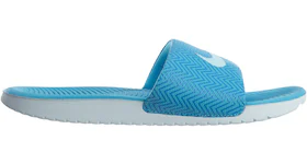Nike Kawa Slide Print Chlorine Blue Clacier Blue (Women's)