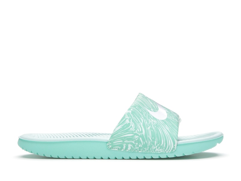 Nike Kawa Slide Print Emerald Rise (GS)