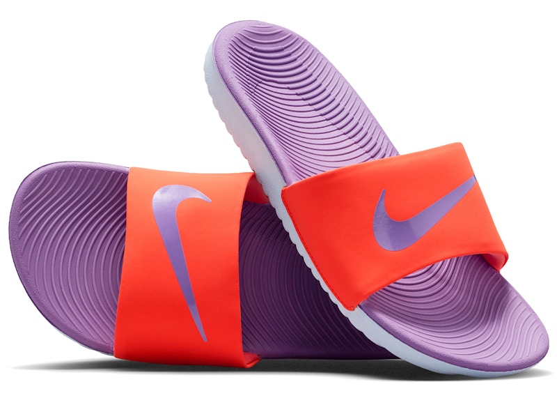 Nike Kawa Slide Turf Orange Bright Violet (GS) - FJ8812-802 - US
