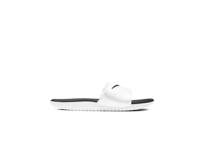 Nike kawa slide women's white on sale