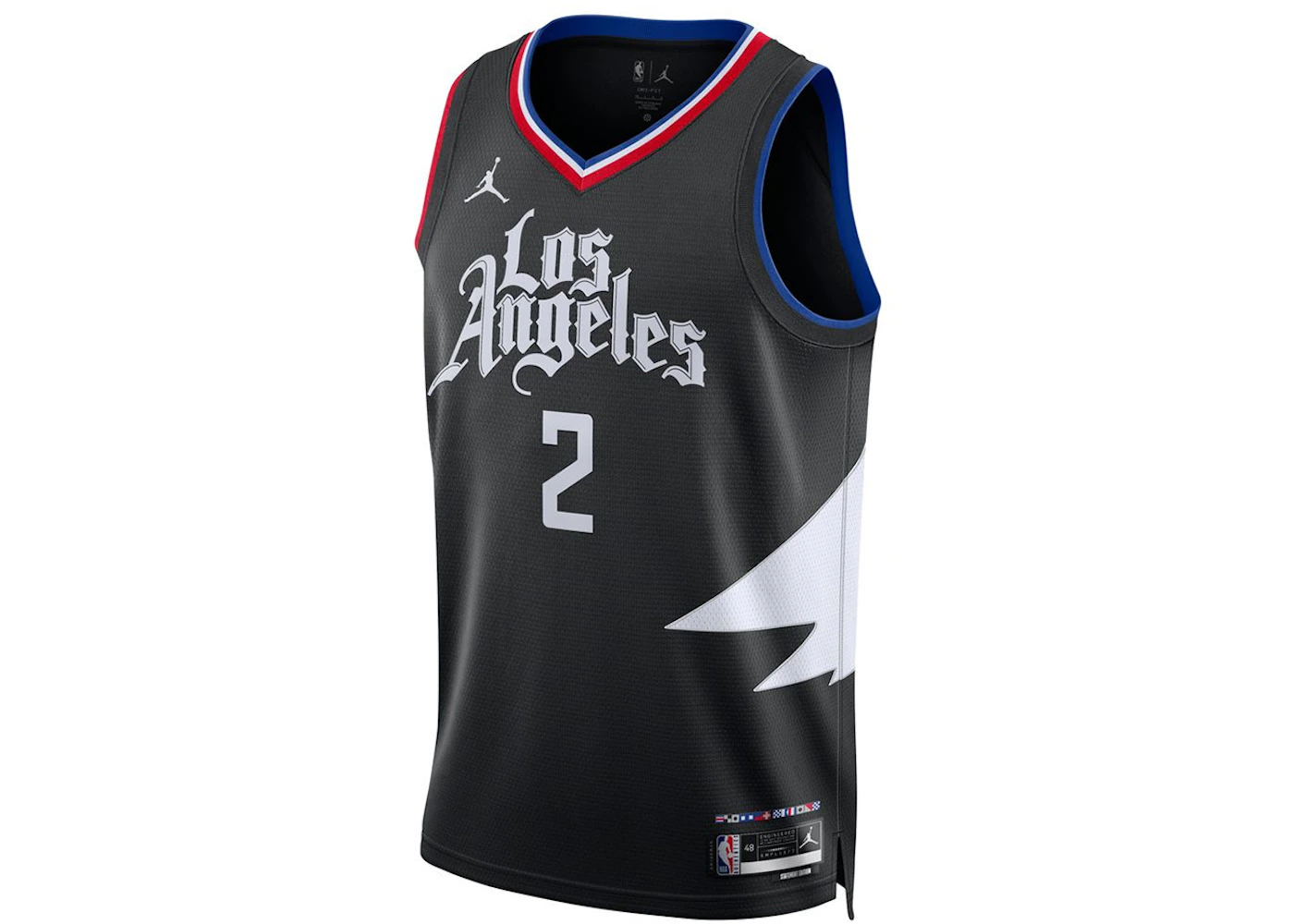Nike Kawhi Leonard LA Clippers Dri-Fit Jersey Black Men's - FW24 - US