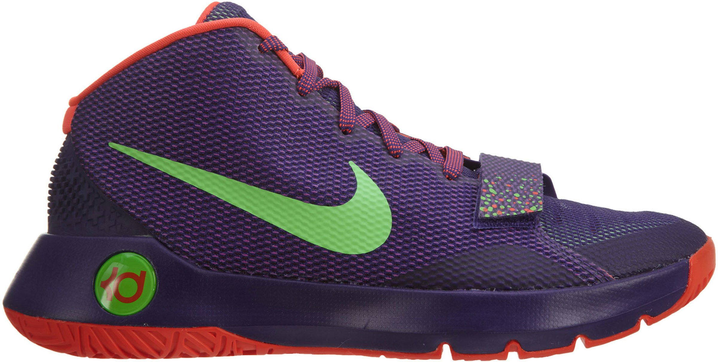 Nike Kd Trey 5 Iii Purple / Green Strike-Bright Crimson Men's - 749377-536 -