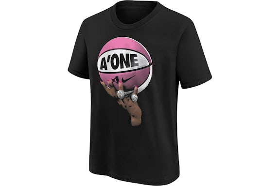 Nike Kids A'ja Wilson A'One Basketball T-shirt Black