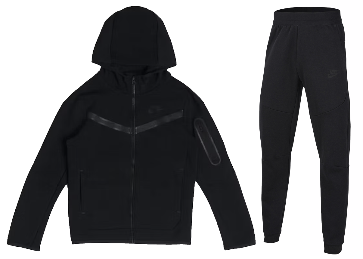 Nike Sportswear Kids' Tech Fleece Joggers Grey/White/Black