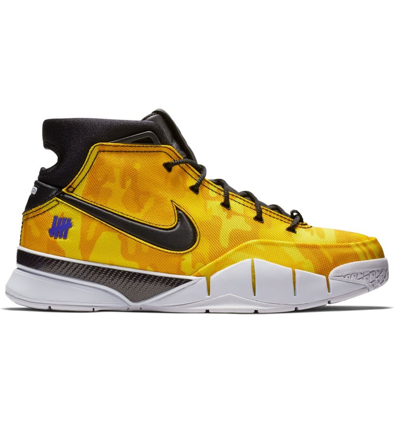 Nike Kobe 1 Protro Undefeated Yellow Camo La Brea Men s BV1207 901 US