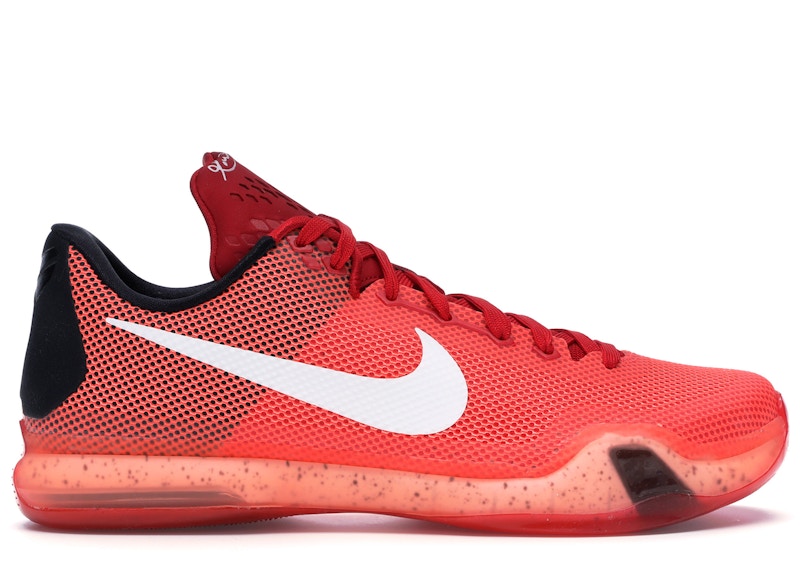 Scarpe kobe 10 store uomo rosso