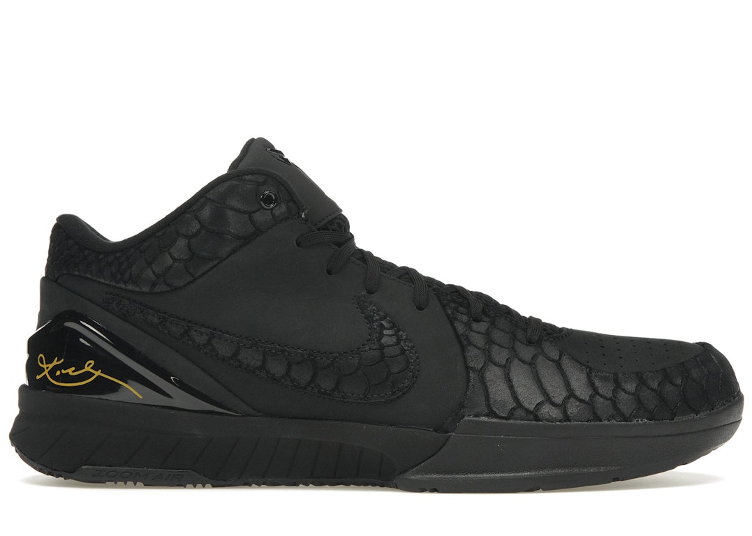 Pre-owned Nike Kobe 4 Protro Gift Of Mamba In Black/black-university Gold