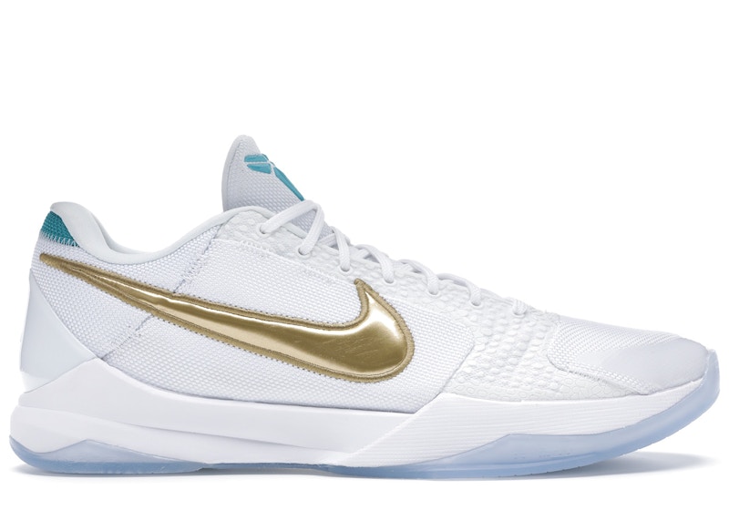 NIKE KOBE V PROTRO UNDFTD WHITEエア抜け無し