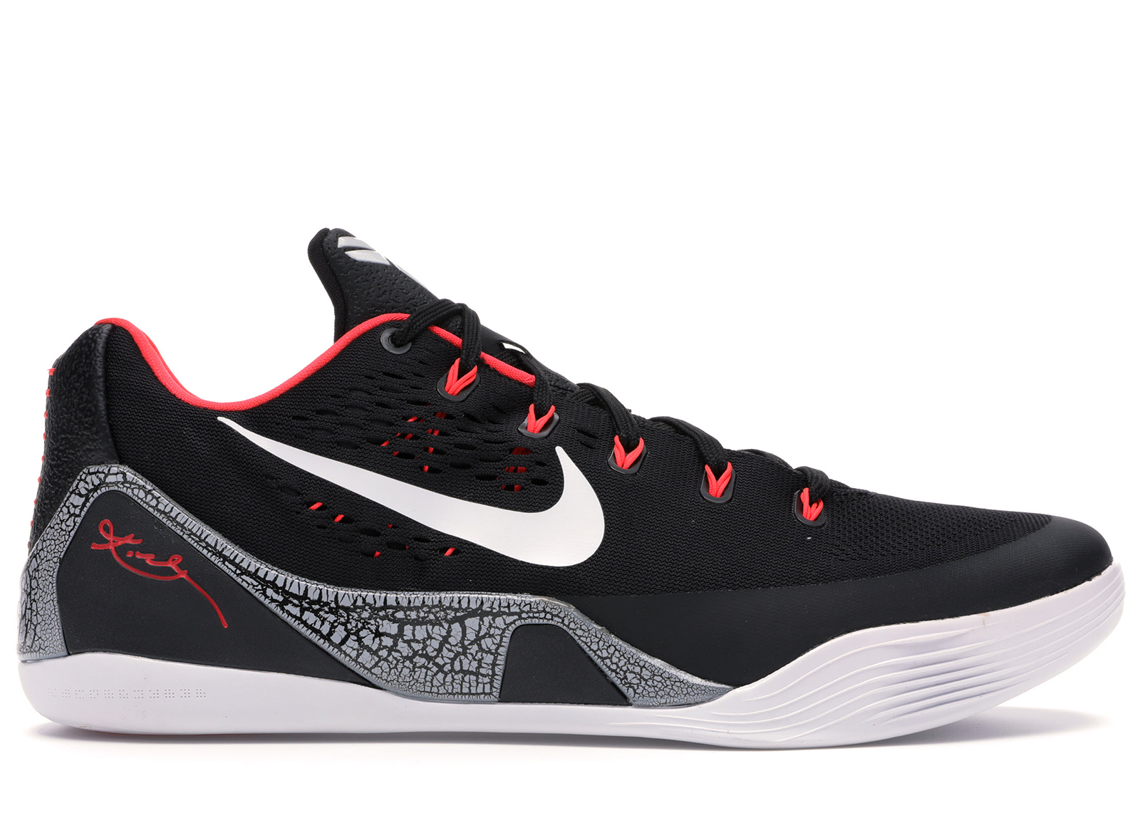 Nike Kobe 9 EM Low Laser Crimson Men's - 646701-001 - US