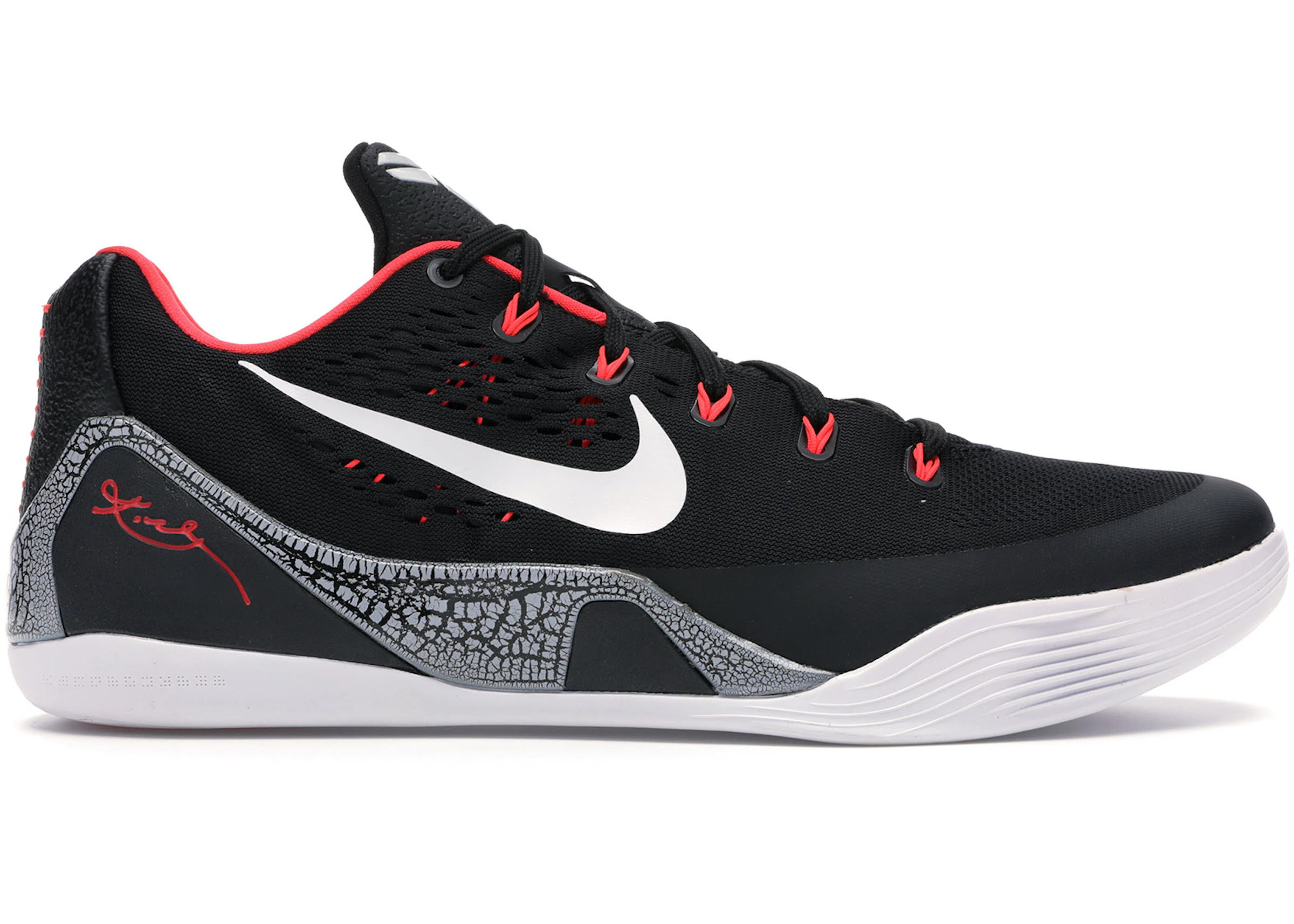 Nike kobe 9 red Kobe 9 EM Low Laser Crimson - 646701-001 - US